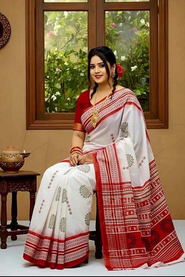 SambikaSaree- Traditional & Modern Saree Collection this saree is a sambalpuri pure cotton saree…